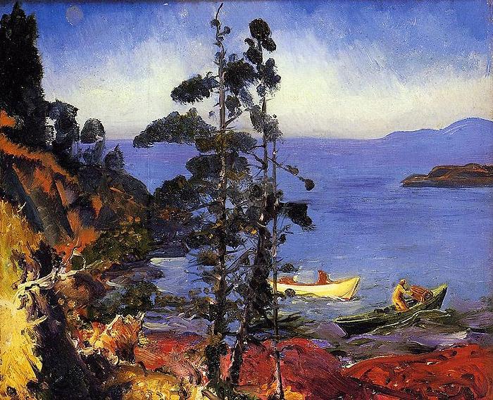 George Wesley Bellows Evening Blue France oil painting art